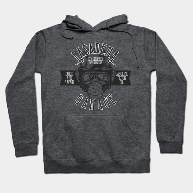 Build And Repair Pasadena Garage California Hoodie by BrillianD